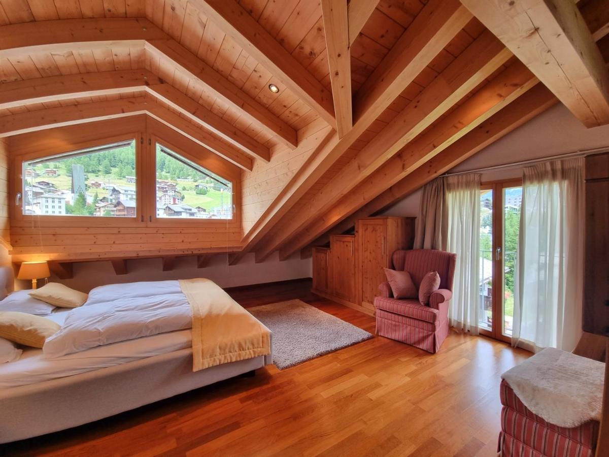 Chalet Haus Perla Saas-Fee Esterno foto